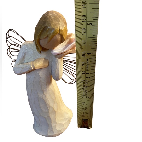 Willow Tree figurine Angel with conch shell “Thinking of You” by Susan Lordi - Picture 5 of 8